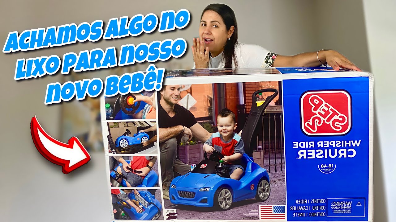 Achamos algo no lixo dos Estados Unidos para nosso novo bebê!