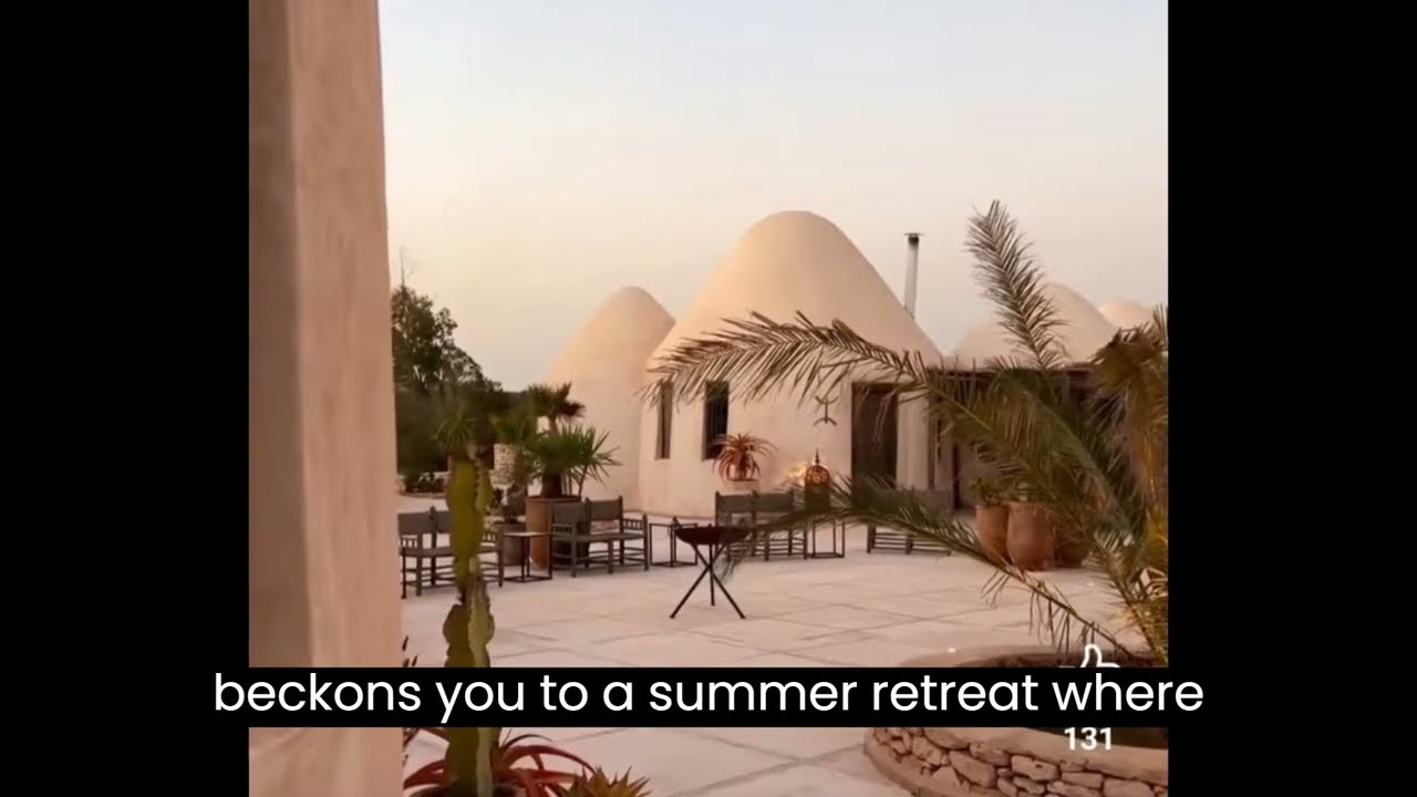 Discover Beautiful Ecodome Village in Morocco: Where Local Materials Craft Cool Summer Sanctuaries