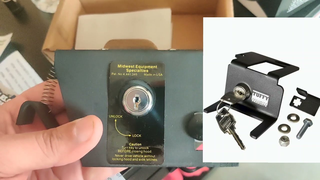 Jeep TJ Hood Lock Installation