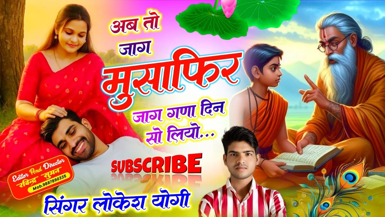 Rajsthani viral bajan ।। जाग मुसाफिर जाग गणा दिन सो लियो...।। सिंगर लोकेश योगी रतनपुरा 