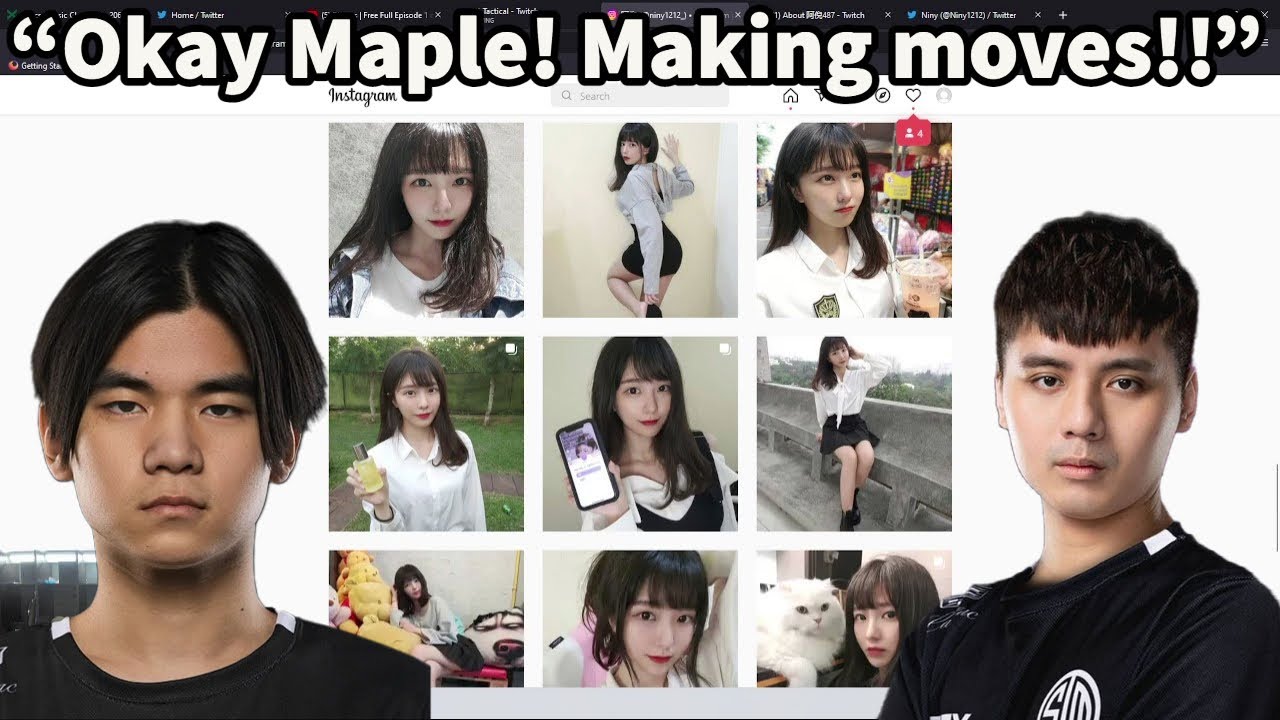 TSM Spica Was Amazed By Maple's Girlfriends Instagram!!