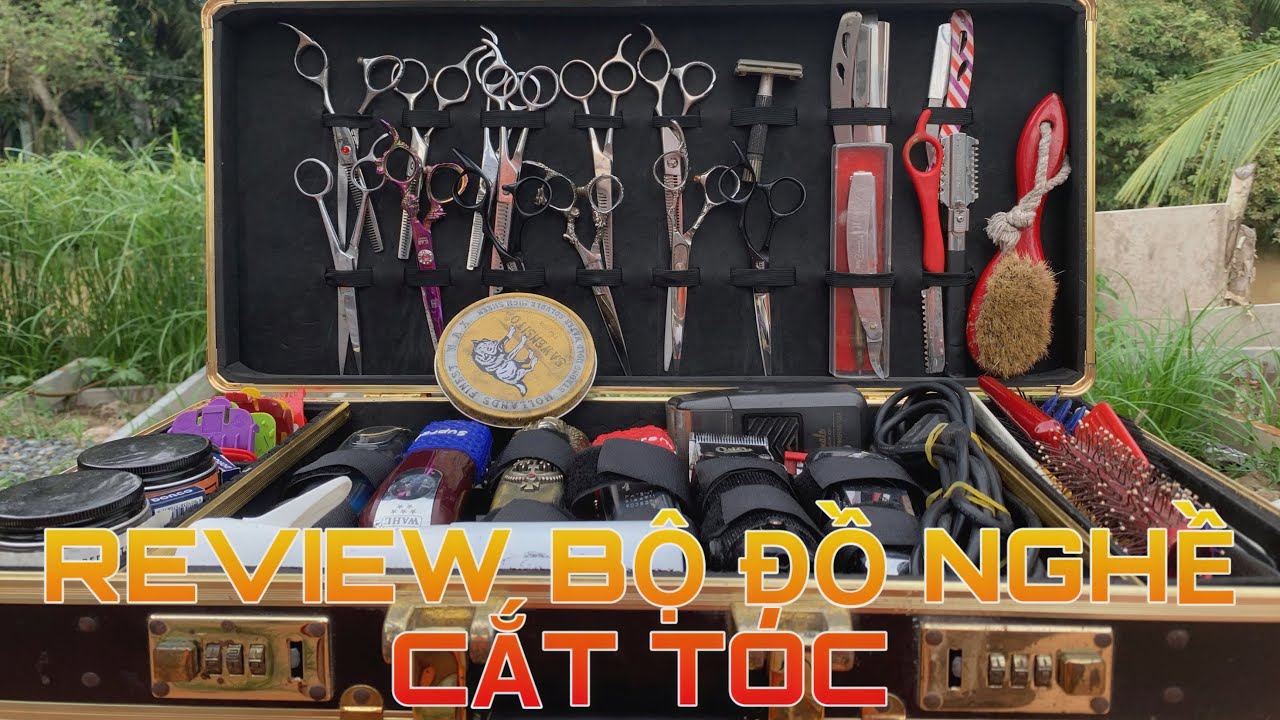 Review bộ đồ nghề cắt tóc sẻ NTN