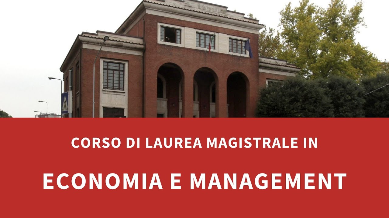 Laurea Magistrale in Economia e Management