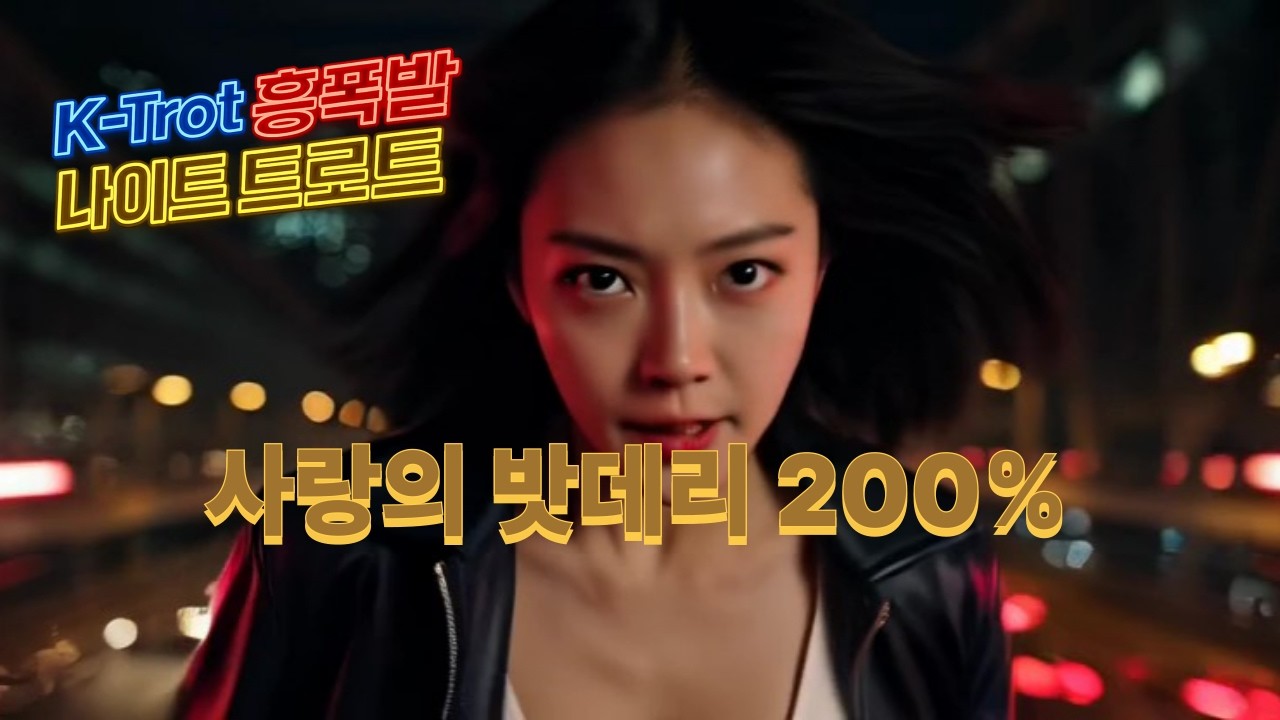[Dance Trot] 사랑의 밧데리 200% 🎧 사랑 에너지 풀충전! ⚡️ 스트레스 싹 날려버릴 무한 흥 폭발 나이트 댄스 🕺 🎬 AI Generated