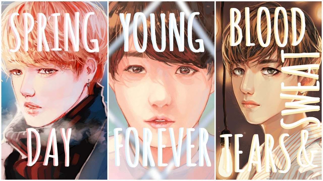 ✪ Nightcore ↝ BTS - Spring Day ✗ Blood, Sweat & Tears ✗ Young Forever || Switching Vocals
