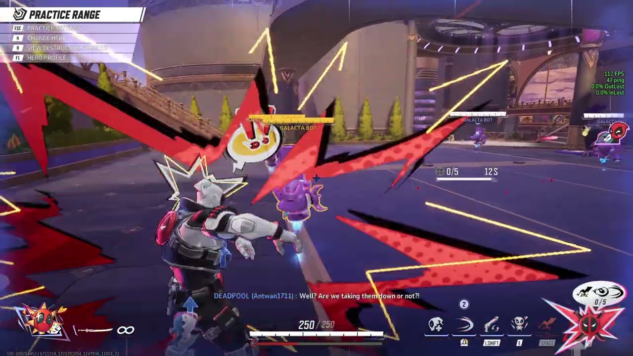 Deadpool Bye Bye Bye during Deadpool's Sword Ult | Mr. Knight