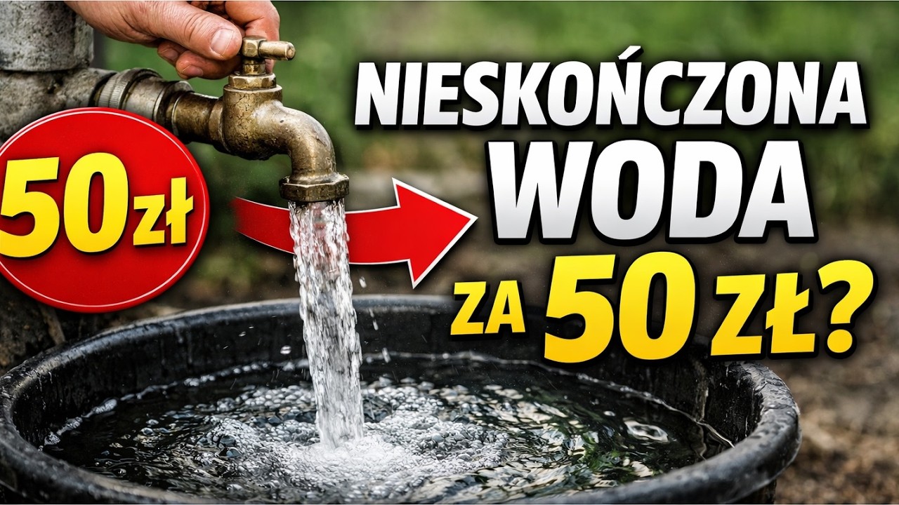 Nieskończona Woda za 50 Złotych? Zapomniany Trik Inżynieryjny, Którego Nie Chcą, byś Znał.
