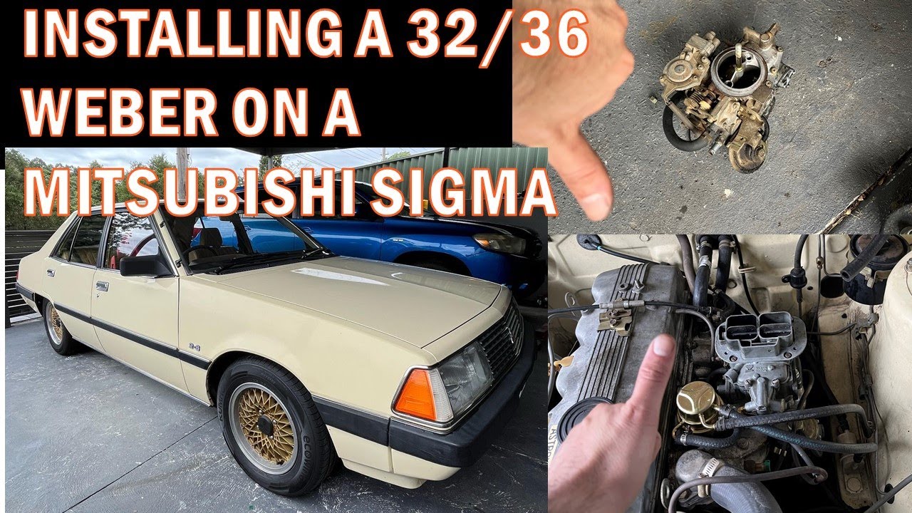 Installing 32 36 Weber on a Mitsubishi Sigma