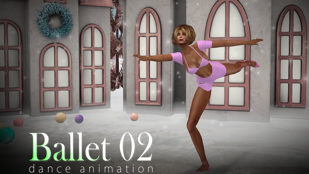 SL - Ballet 02  - dance 3d animation for @secondlife