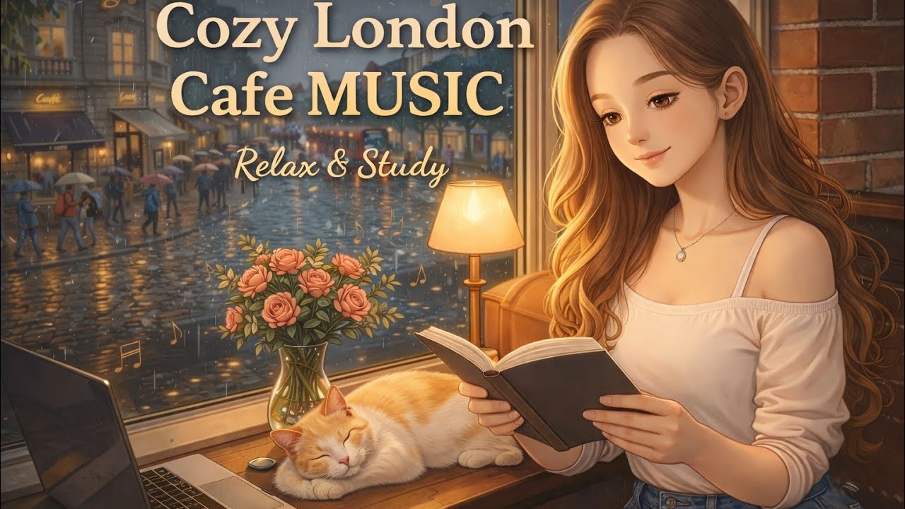 Feeling up, happy, Romantic Cafe Mood,cute, A soft romantic cafe mood songs London (50M)
