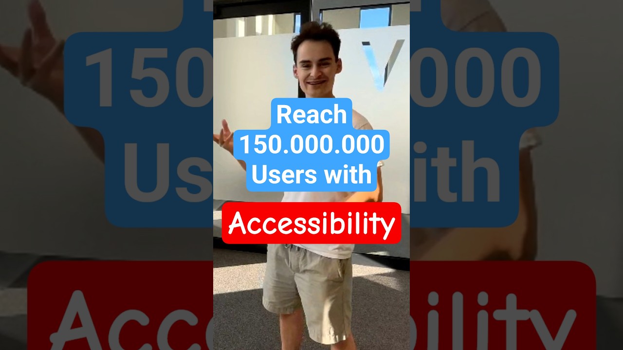 Accessible Design for 150M Users #gamedesign #gamedev #designer #gameaccessibility #accessibility