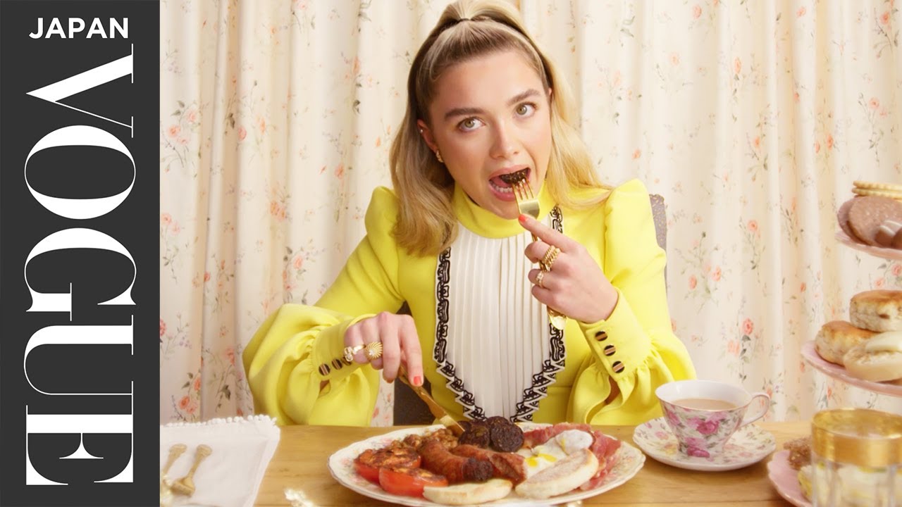 イギリス料理11品をフローレンス・ピューが実食！| VOGUE JAPAN