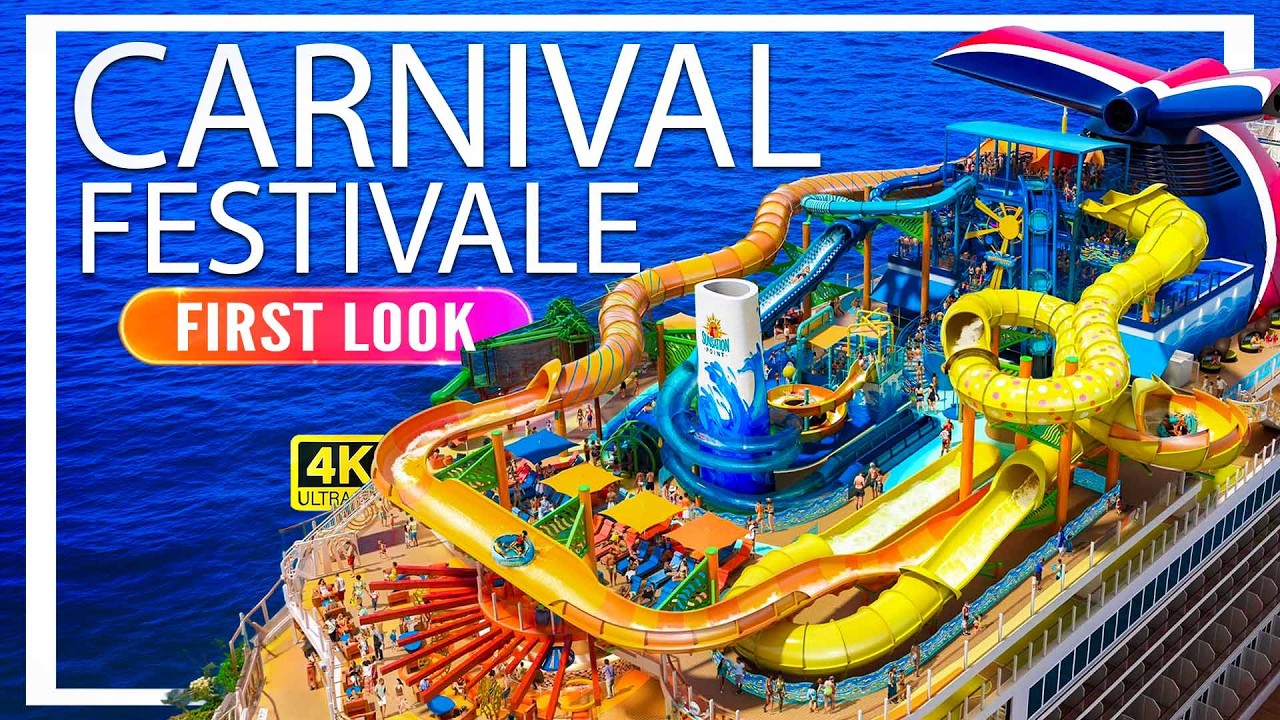 Фестиваль карнавала | Полный обзор и отзыв | Новый круизный лайнер Carnival для грандиозных вечер...