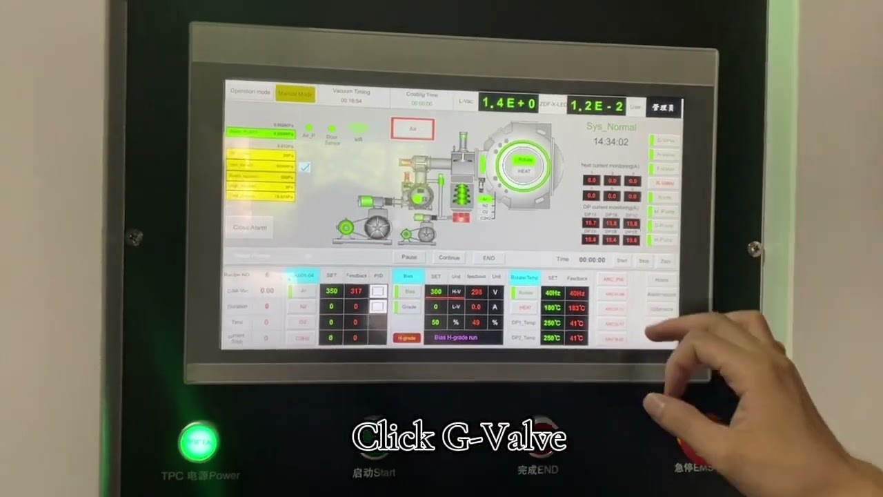 PVD Coating Machine manual operation guide