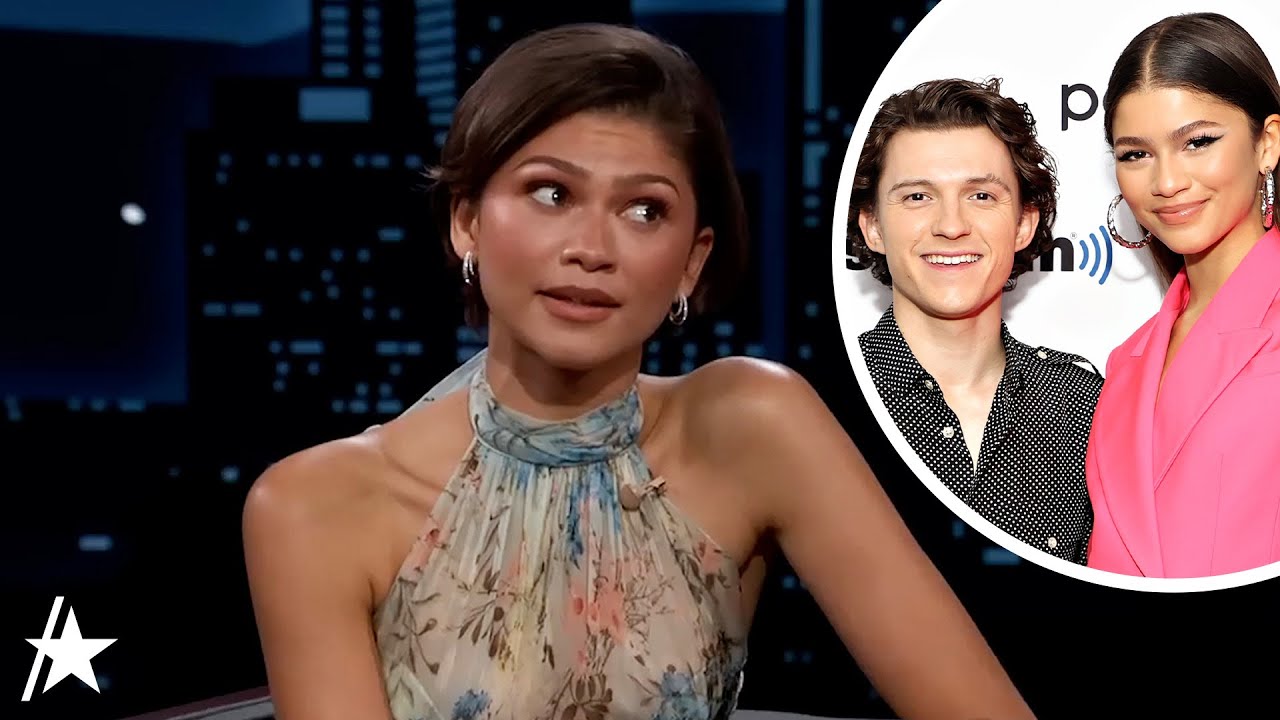 Zendaya REACTS to Viral AI Wedding Photos w/ Tom Holland