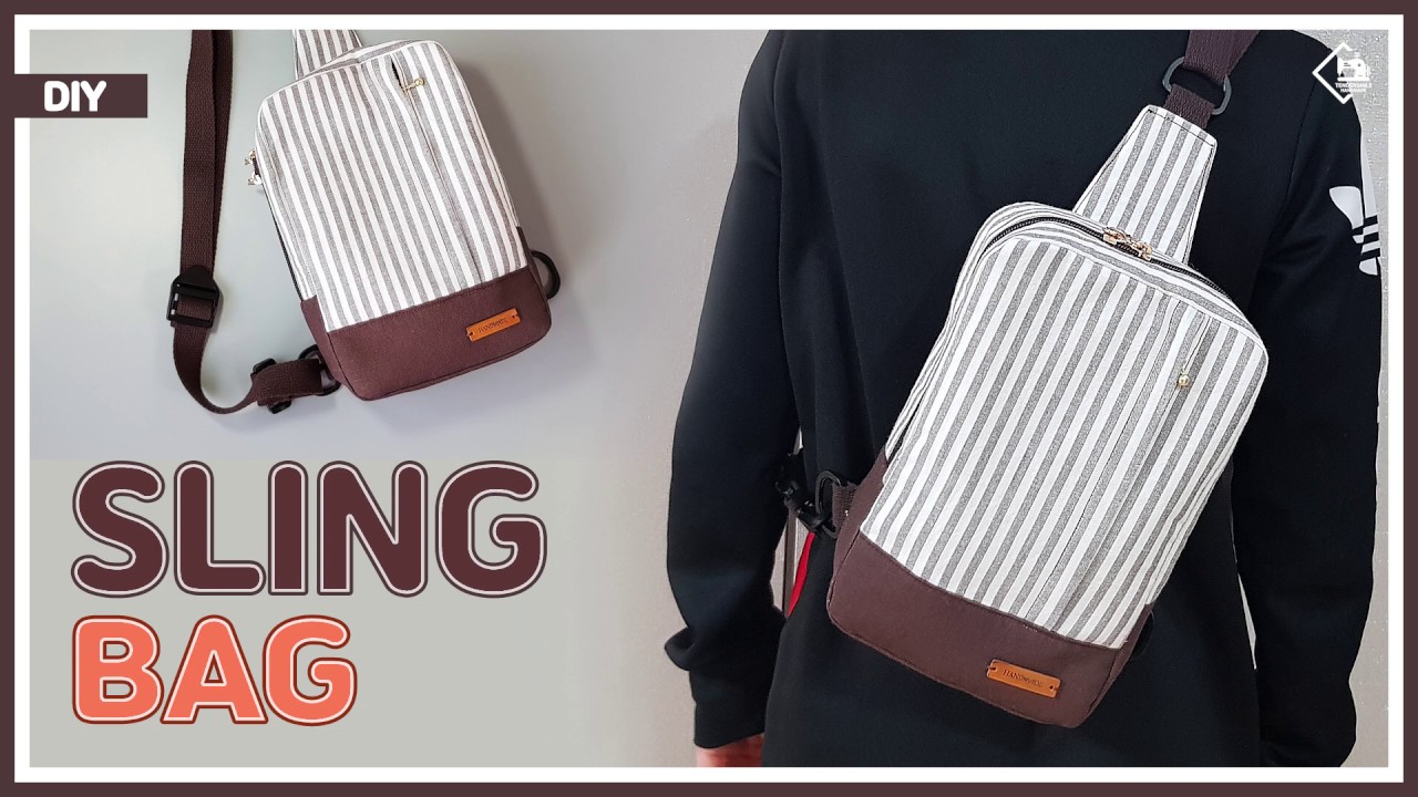 DIY/ SLING BAG/ WAIST BAG/ FANNY PACK/ BUM BAG/ 어깨에 메는 슬링백 만들기/ 웨이스트백 만들기/sewing/ tutorial/