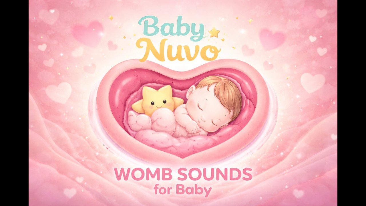 Heartbeat and White Noise for Baby Sleep (8 Hours)