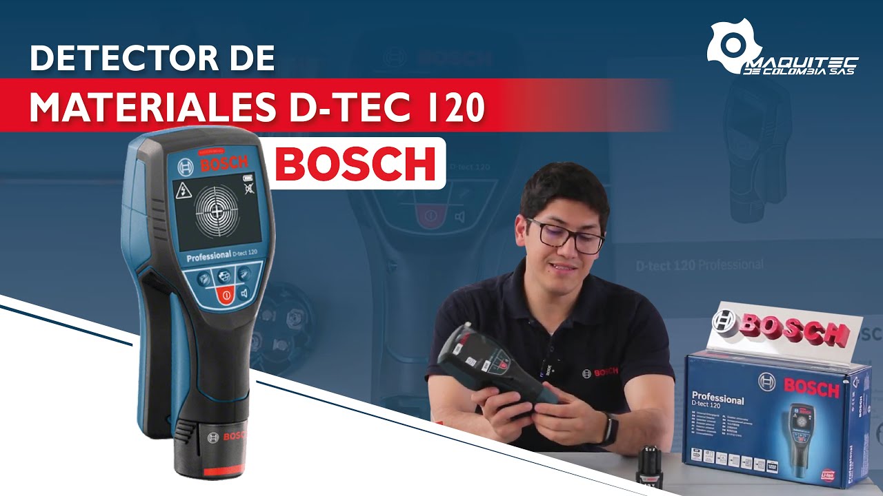 Detector de materiales D-Tect 120 Bosch - Maquitec