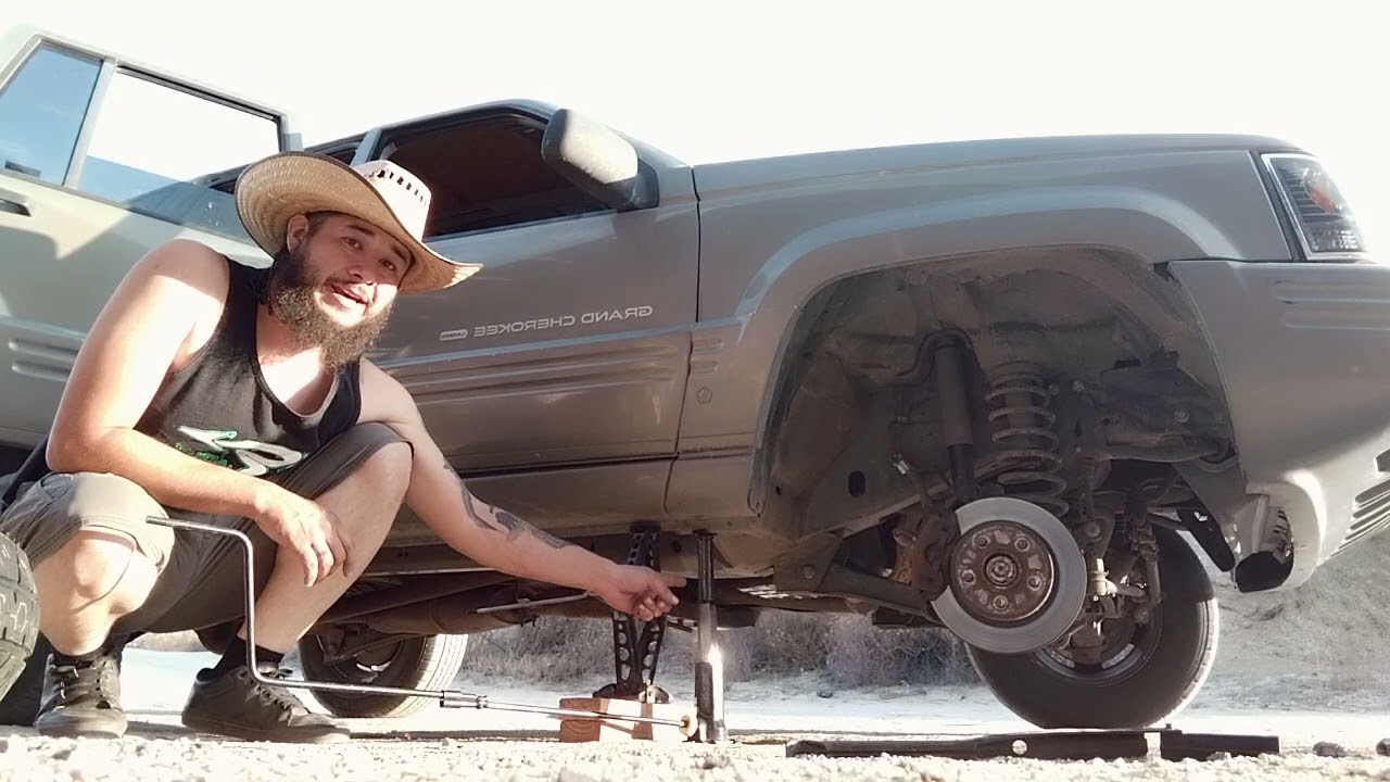 Installing Spare Tire 1998 Jeep Grand Cherokee