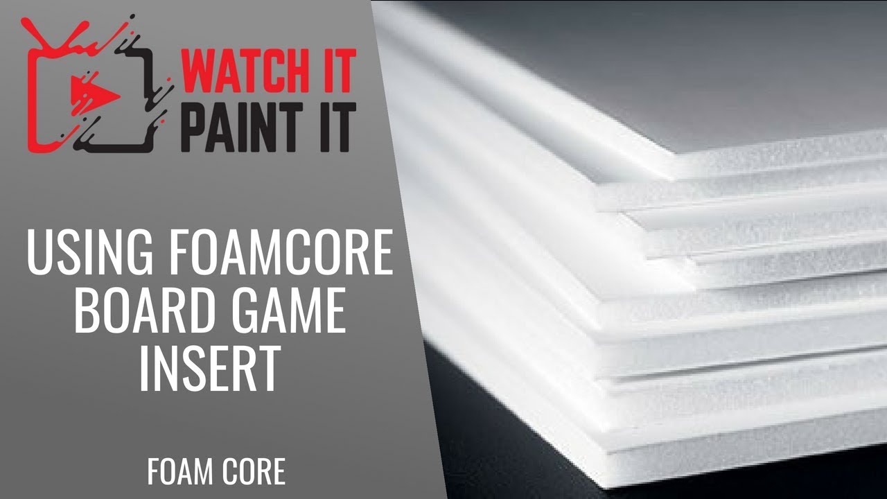 Using Foamcore to Create a Board Game Insert