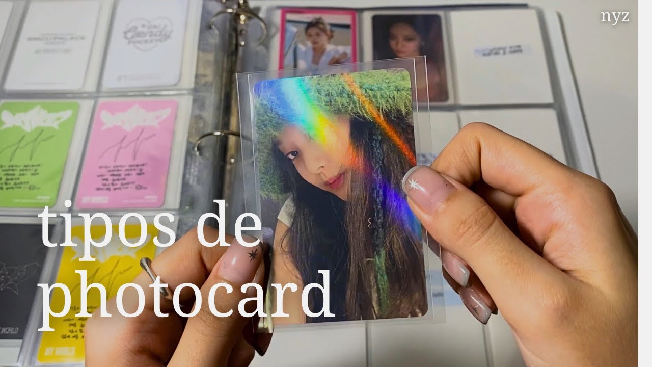tipos de photocard 📓🤍 | glossário kpop #1