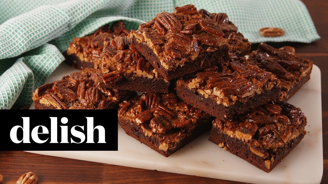 Pecan Pie Brownies | Delish