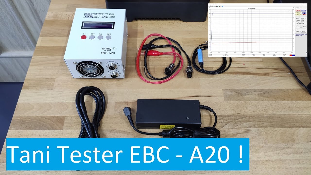 Tester, Obciążenie Elektroniczne EBC-A20 #diy #ebc #tester #batterycapacity