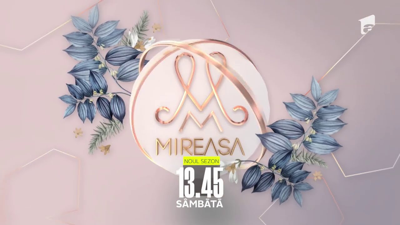 Un NOU sezon Mireasa! 🥳 PREMIERA sâmbătă, de la 13:45, pe Antena 1! 😍
