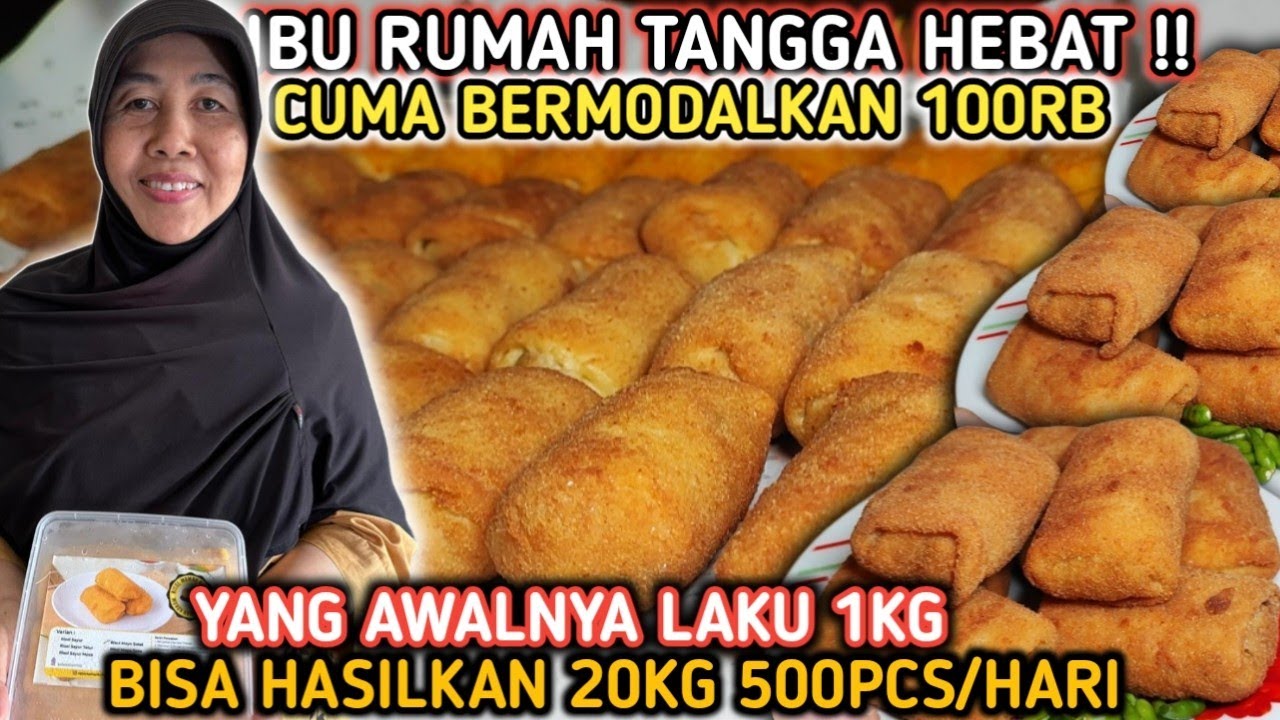 IBU RUMAH TANGGA HEBAT ‼️CUMA BERMODALKAN 100RB AWALNYA LAKU 1KG SEKARANG HASILKAN 20KG 500PCS/HARI