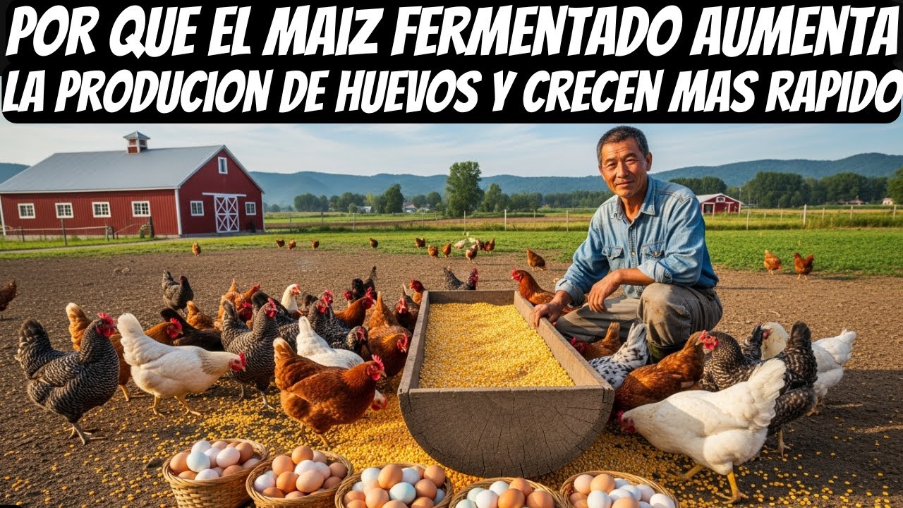 por que el maiz fermentado aumenta la producion de huevos y crecen mas rapido