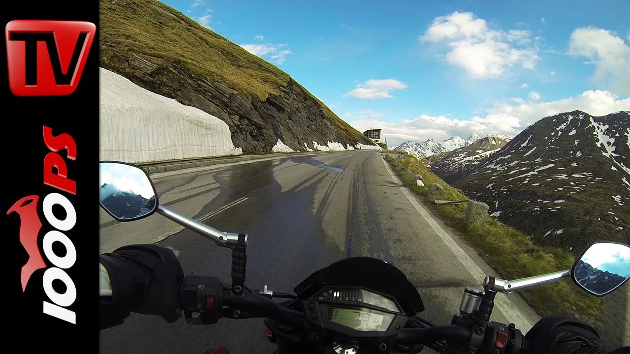 Kawasaki Z1000-2014 Onboard am Großglockner