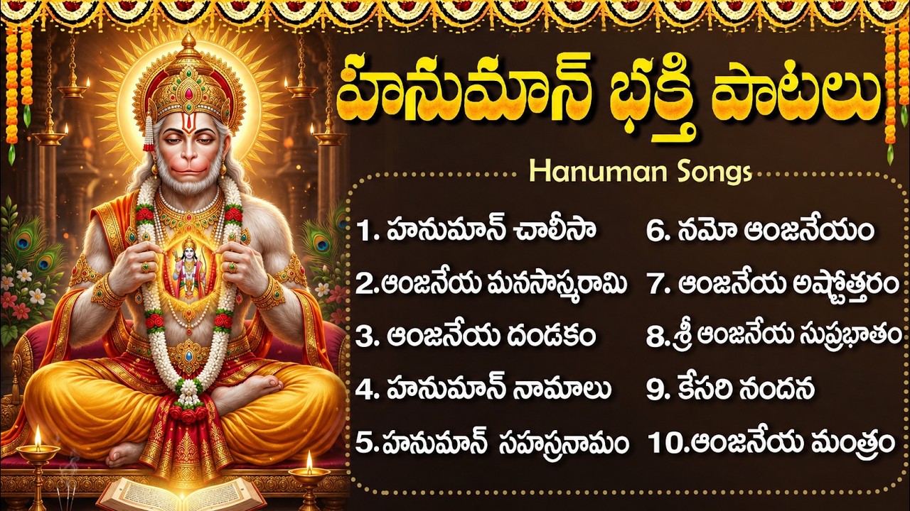 శ్రీ ఆంజనేయ స్వామి పాటలు | Hanuman Devotional Songs | Anjaneya Manasasmarami | Tuesday Special Songs