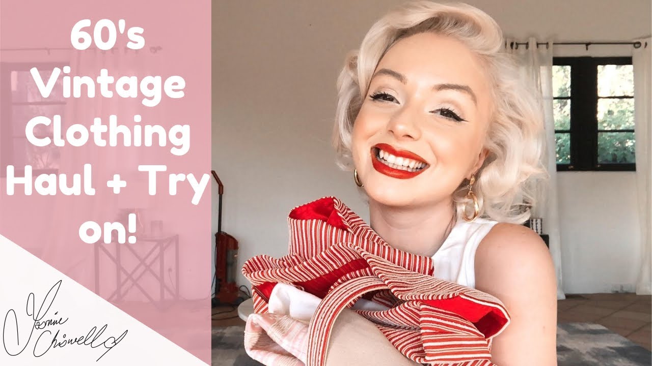 60S VINTAGE CLOTHING HAUL & TRY ON!