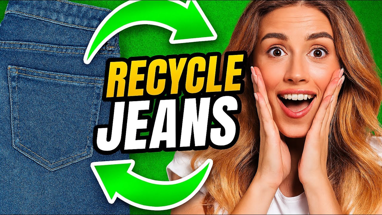 💯Two outfits, one old pair of jeans —😉 hit two birds with one stone ☺️♻️