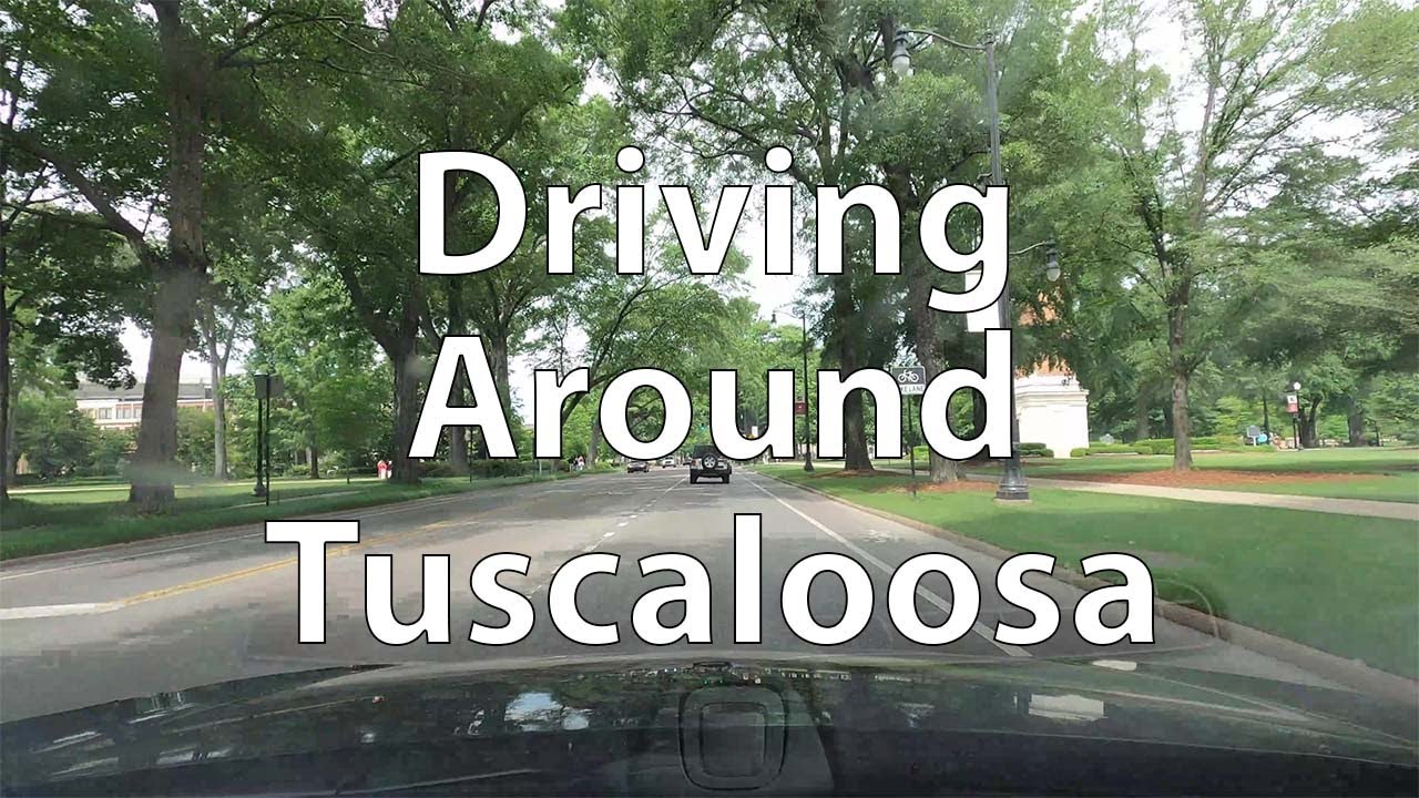 [4K] Driving around Tuscaloosa (US)
