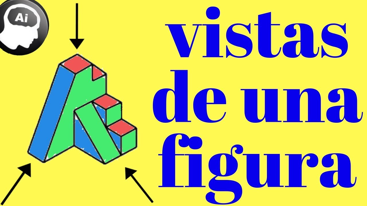 Vista superior, frontal y lateral de una figura, Representacion espacial, razonamiento analitico,