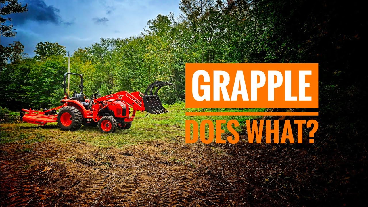 In Case You Didn't Think You Needed a Grapple on Your Compact Tractor...