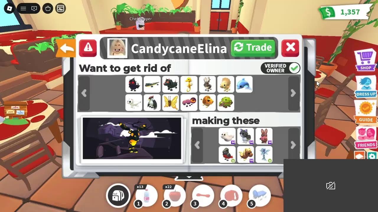 Starting over in AdoptMe to get my friends inventory || Part 21