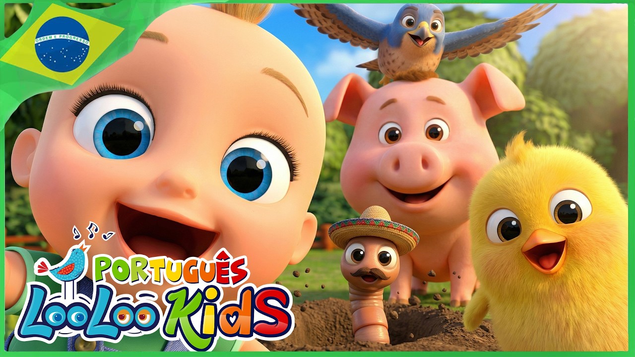 Pintinho Amarelinho 🐥 M&uacute;sica Infantil para Crian&ccedil;as | Can&ccedil;&otilde;es Infantis LooLoo Kids Portugu&ecirc;s
