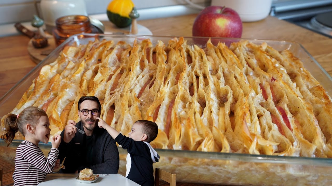 HARMONIKA - ZGUŽVANA PITA S JABUKAMA | How 2 bake It by Marko Strižak |