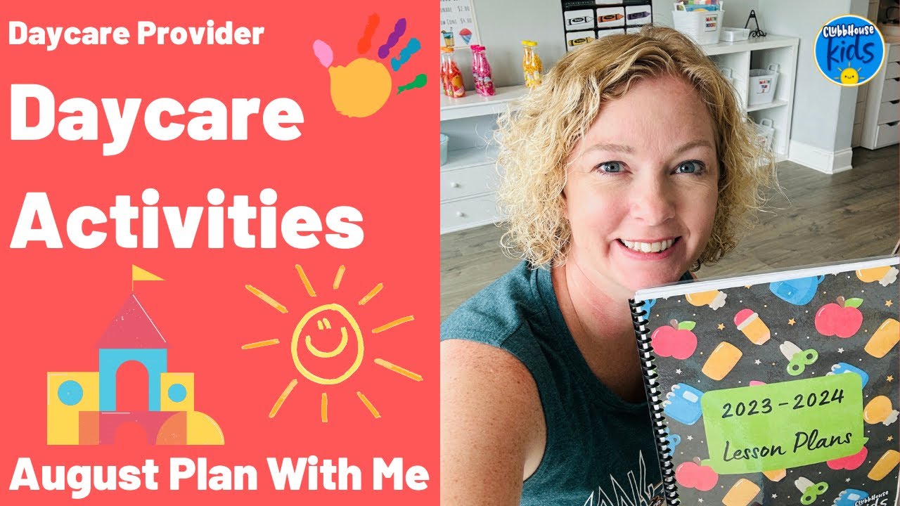 Daycare Activities | August Lesson Planning For Preschool or Childcare
