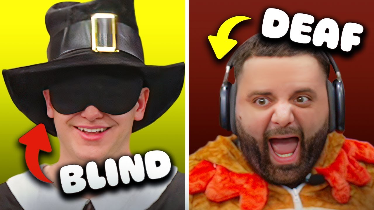 Blind & Deaf Cooking: Thanksgiving Edition (Chaos with Jersey Jerry)