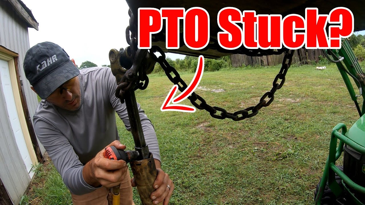 Unsticking a Seized PTO Shaft using a Torch and Palm Nailer