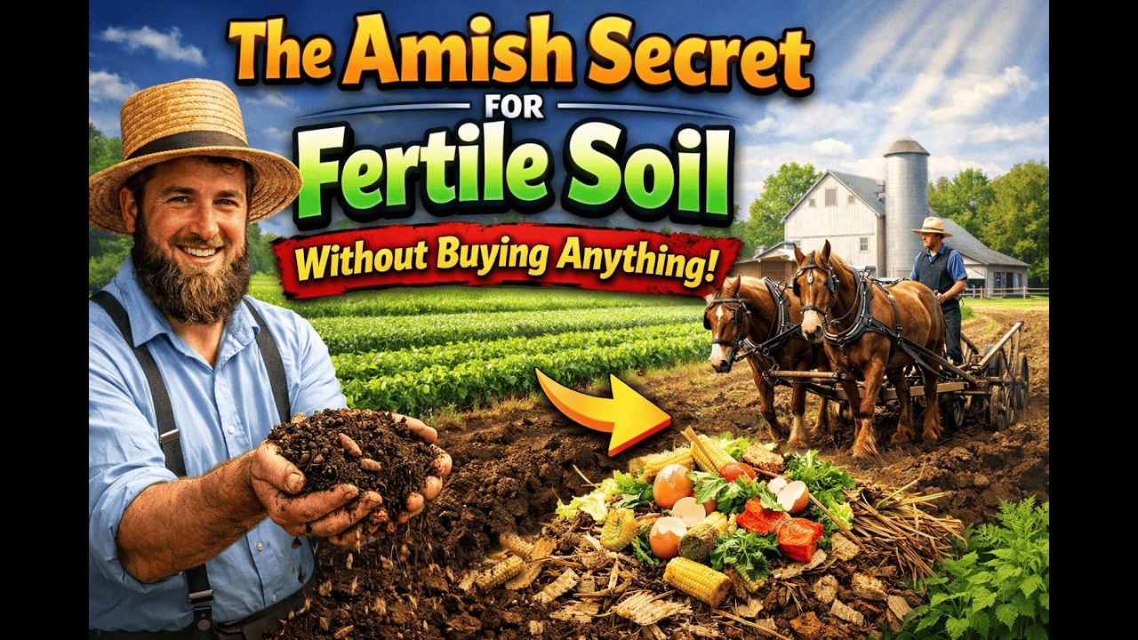 The Amish Trick to Super Fertile Soil Without Spending a Dime!