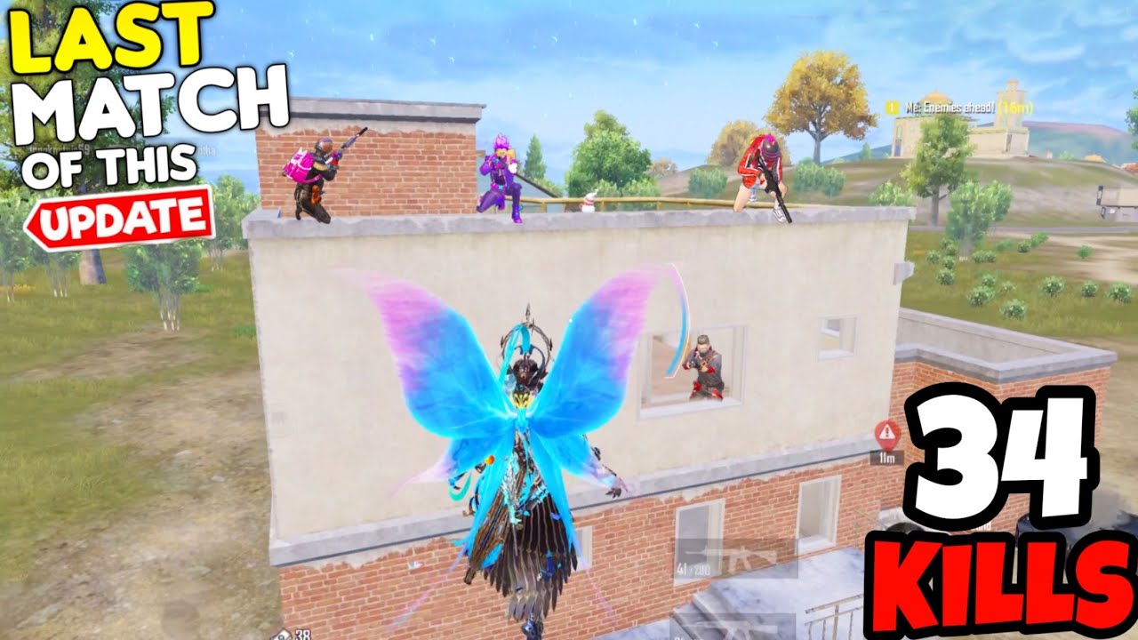 My Last Match of This Useless Update in BGMI &bull; (34 KILLS) &bull; BGMI Gameplay 