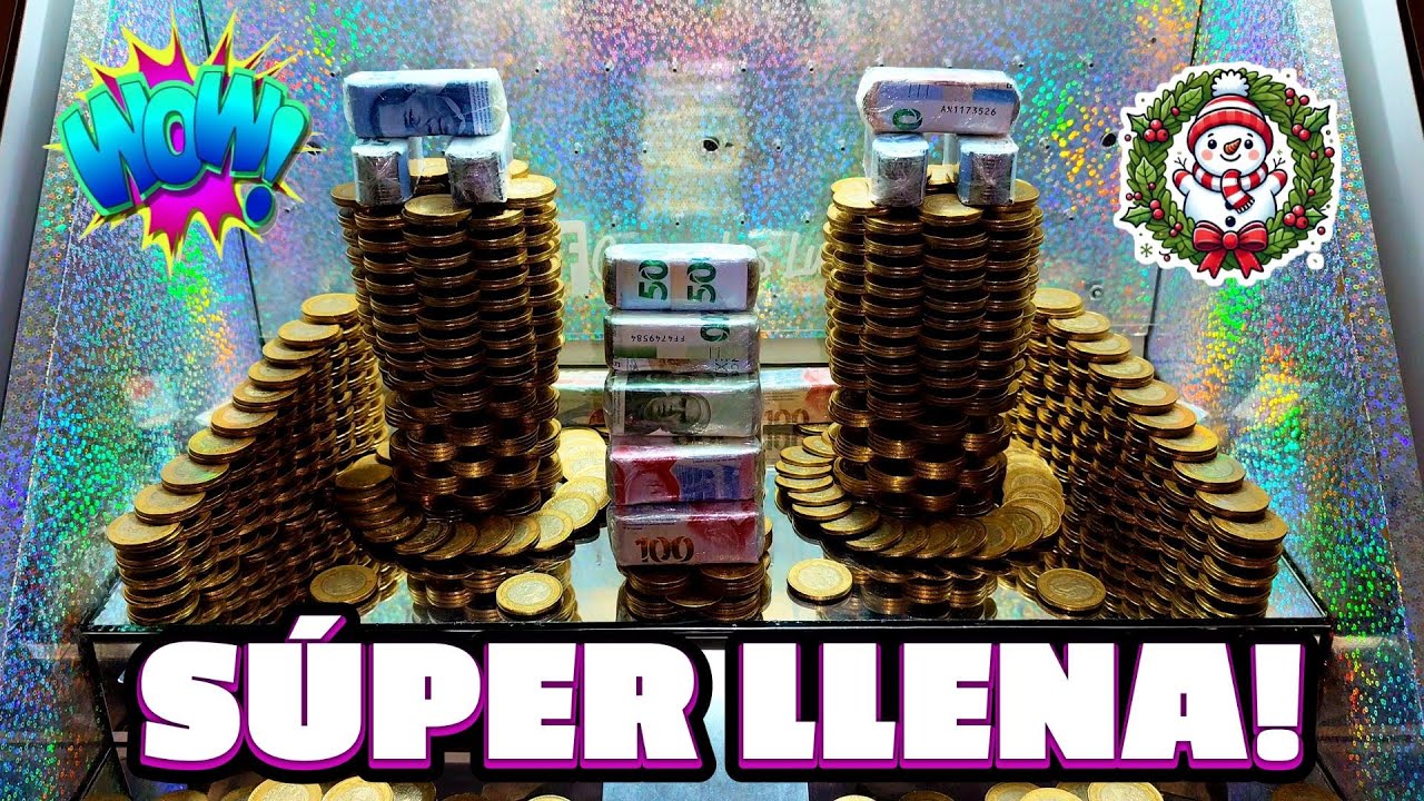 BUENÍSIMA PUESTA DE DINERO EN LA MEGA CONSTRUCCIÓN!!  MAQUINA DE $10 #money #dinero #foryou #funny