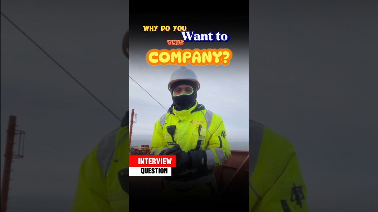 Why Do You Want to Join This Company❓ Interview Question #merchantnavy#ship#dns#imucet#seafarer
