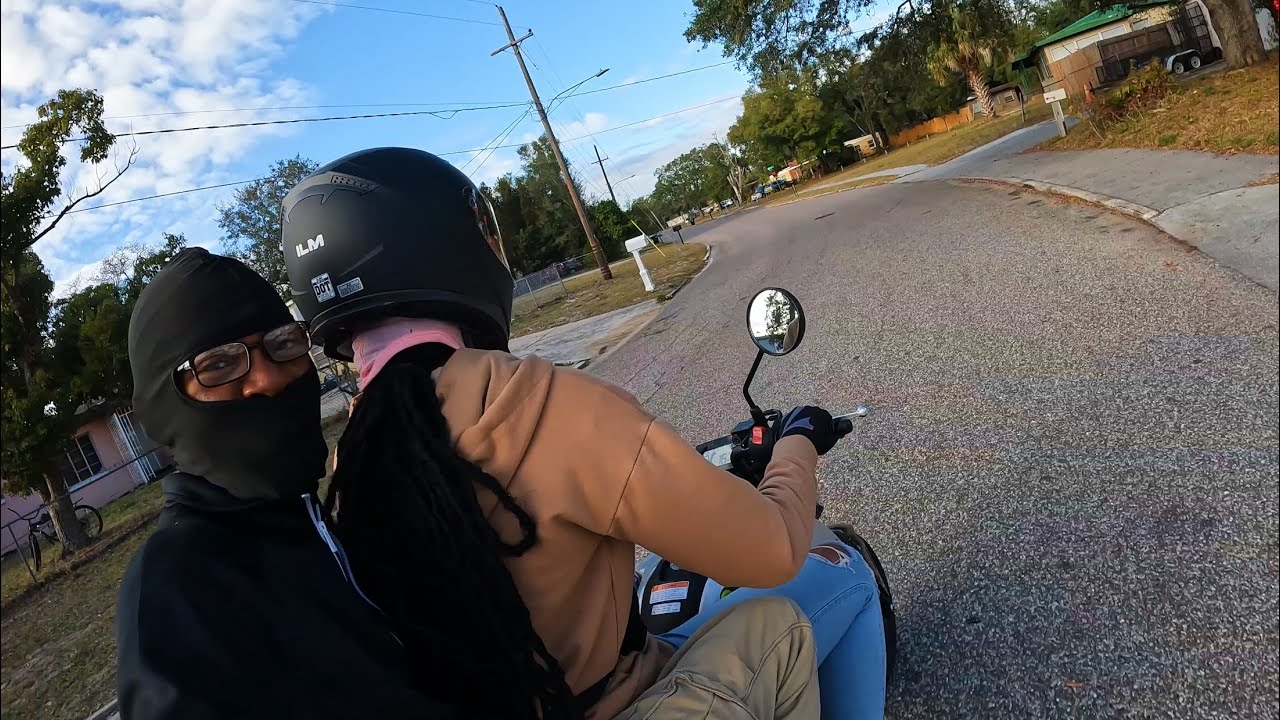FIRST TIME riding the HONDA GROM with a PASSENGER!
