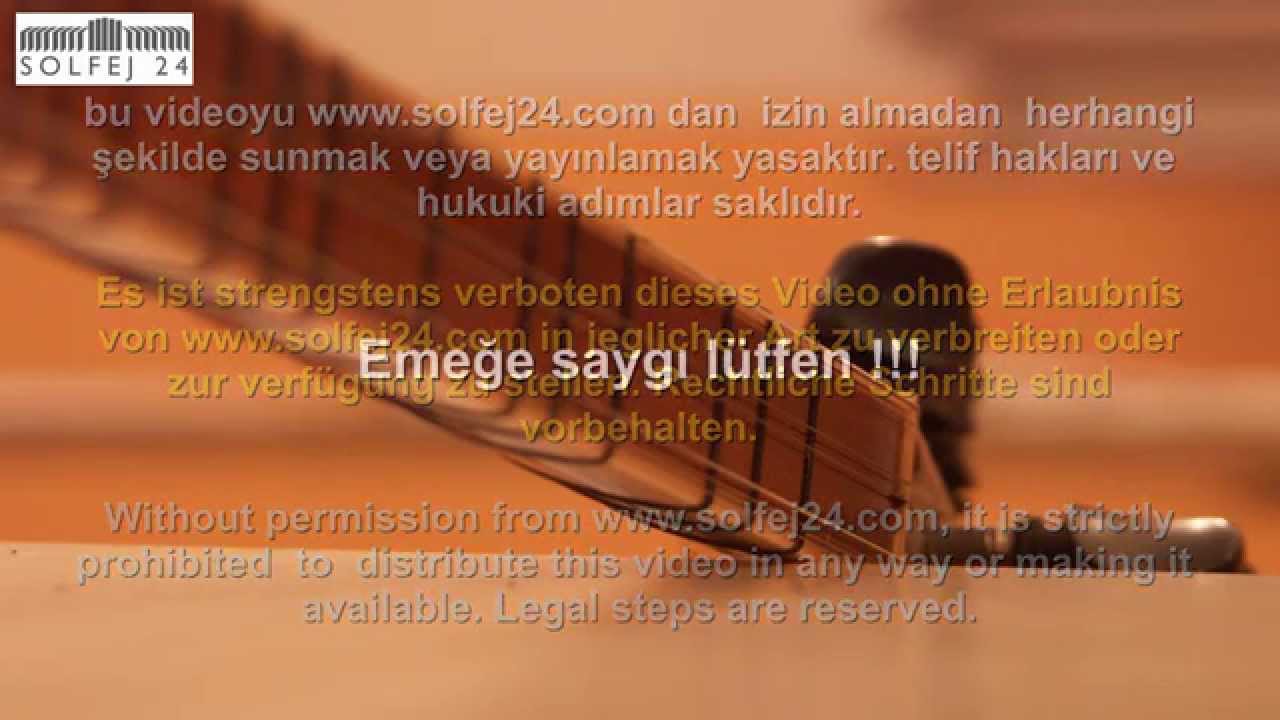 Dünyada Tükenmez Murad Var imis Solfej Full - Solfej24 online baglama