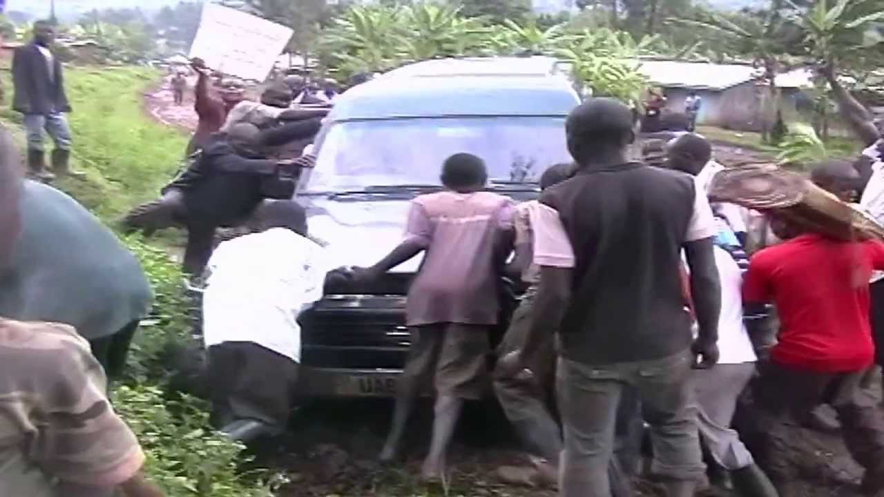 Sironko residents protest poor state of road